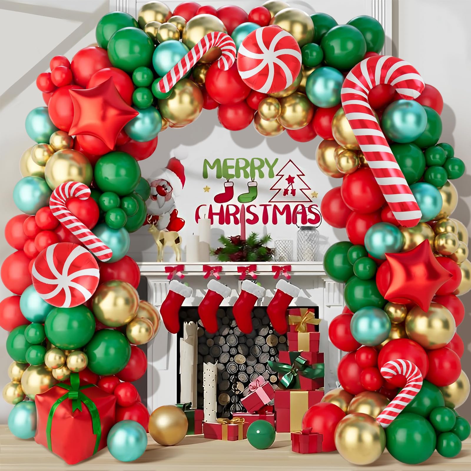 Frigg Christmas Balloon Arch Kit packaging ready for festive setup and gifting.
