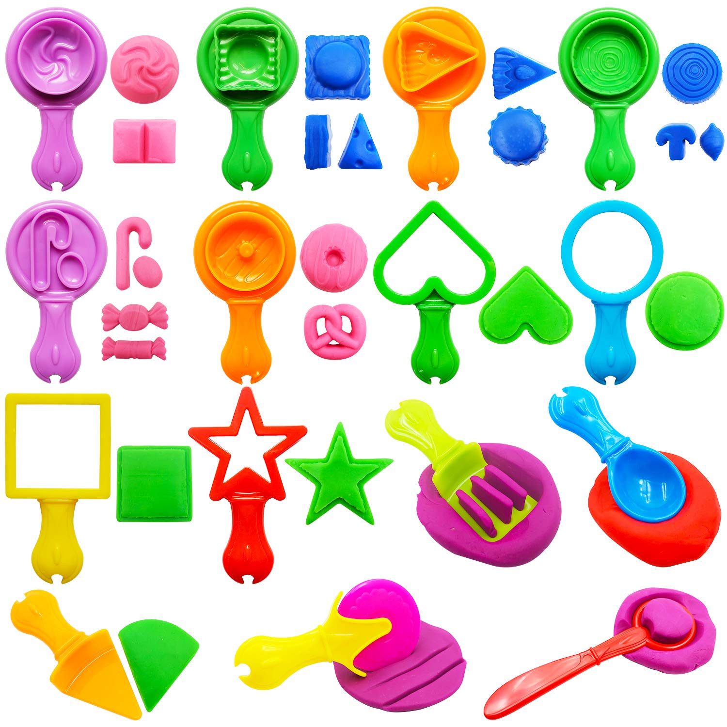 FRIMOONY pattern molds image with colorful shapes for creative play