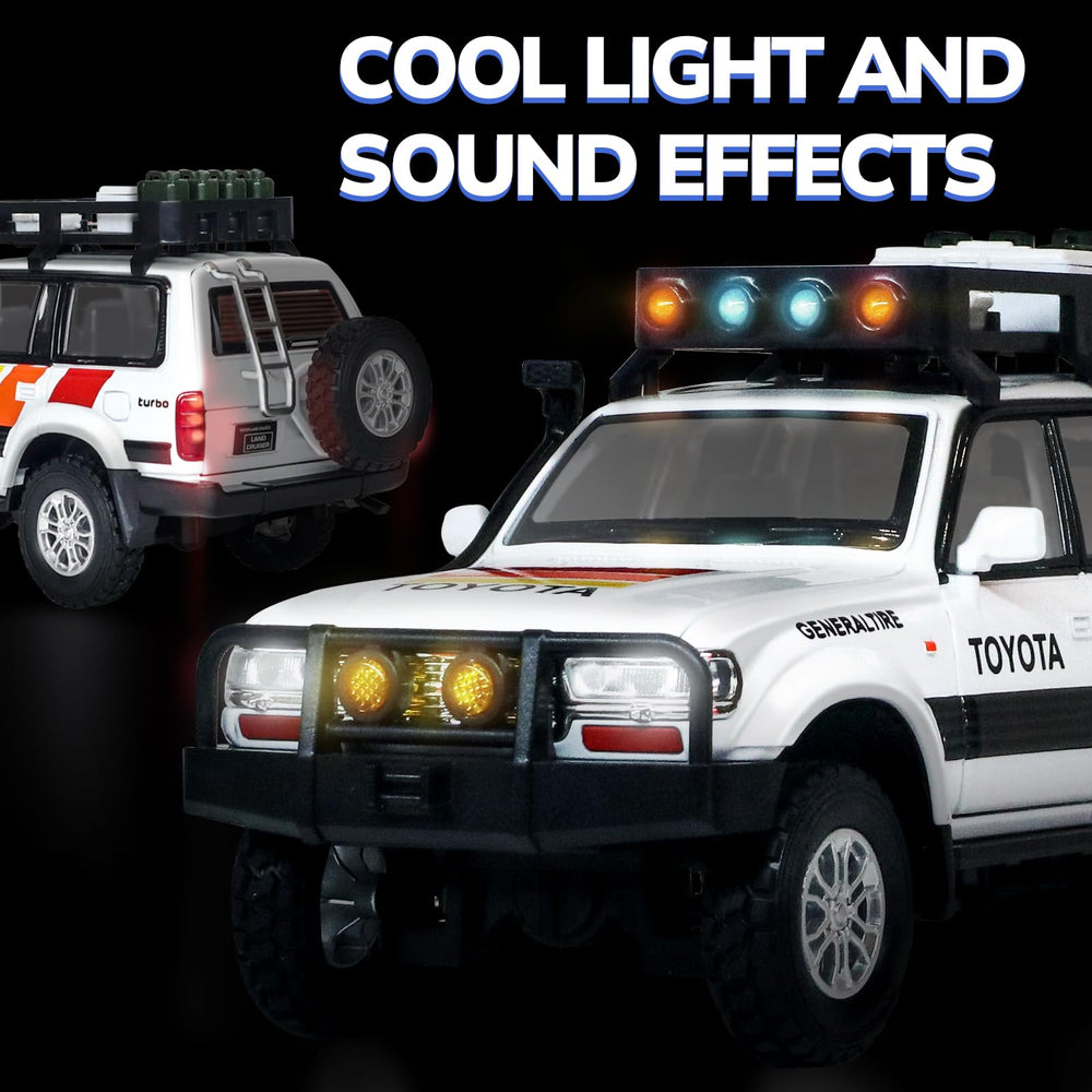 FRJV Land Cruiser LC80 diecast with opened doors for interactive access