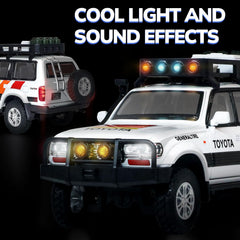 FRJV Land Cruiser LC80 diecast with opened doors for interactive access