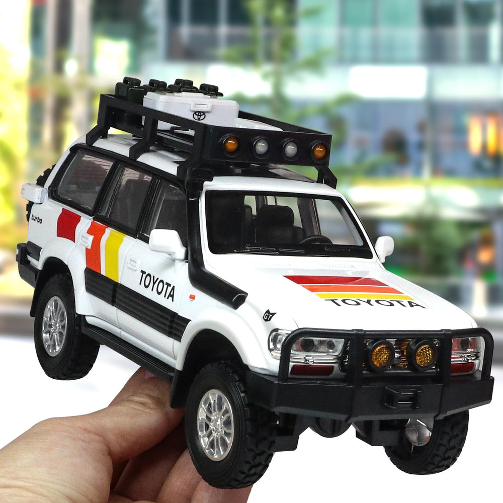 FRJV Land Cruiser LC80 pull-back action supports easy propulsion