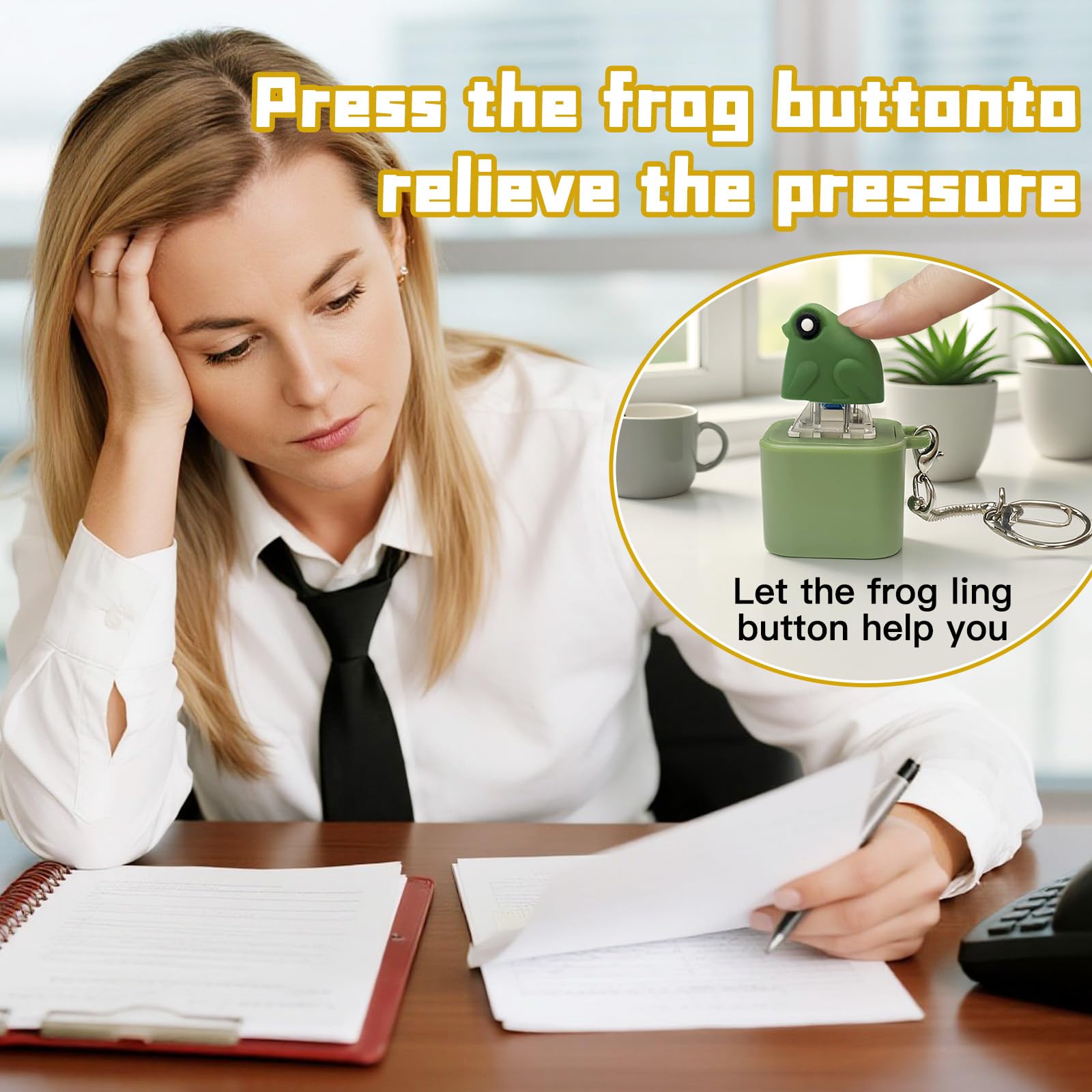 Frog Croaking Fidget Toy desk companion for brief anxiety breaks.