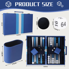 Froggod backgammon pieces in high-contrast colors for easy identification.