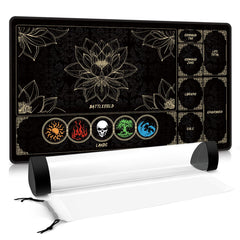 FROGIGO MTG Playmat with lotus and lands art for immersive battles