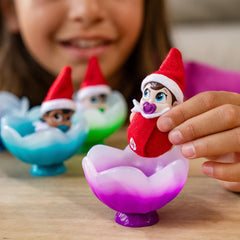 Close-up of Frost Flower Cradle showing the Frost Pips cozy home