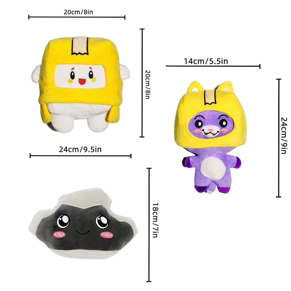 FRSHALOUIS 3-piece plush dolls collection
