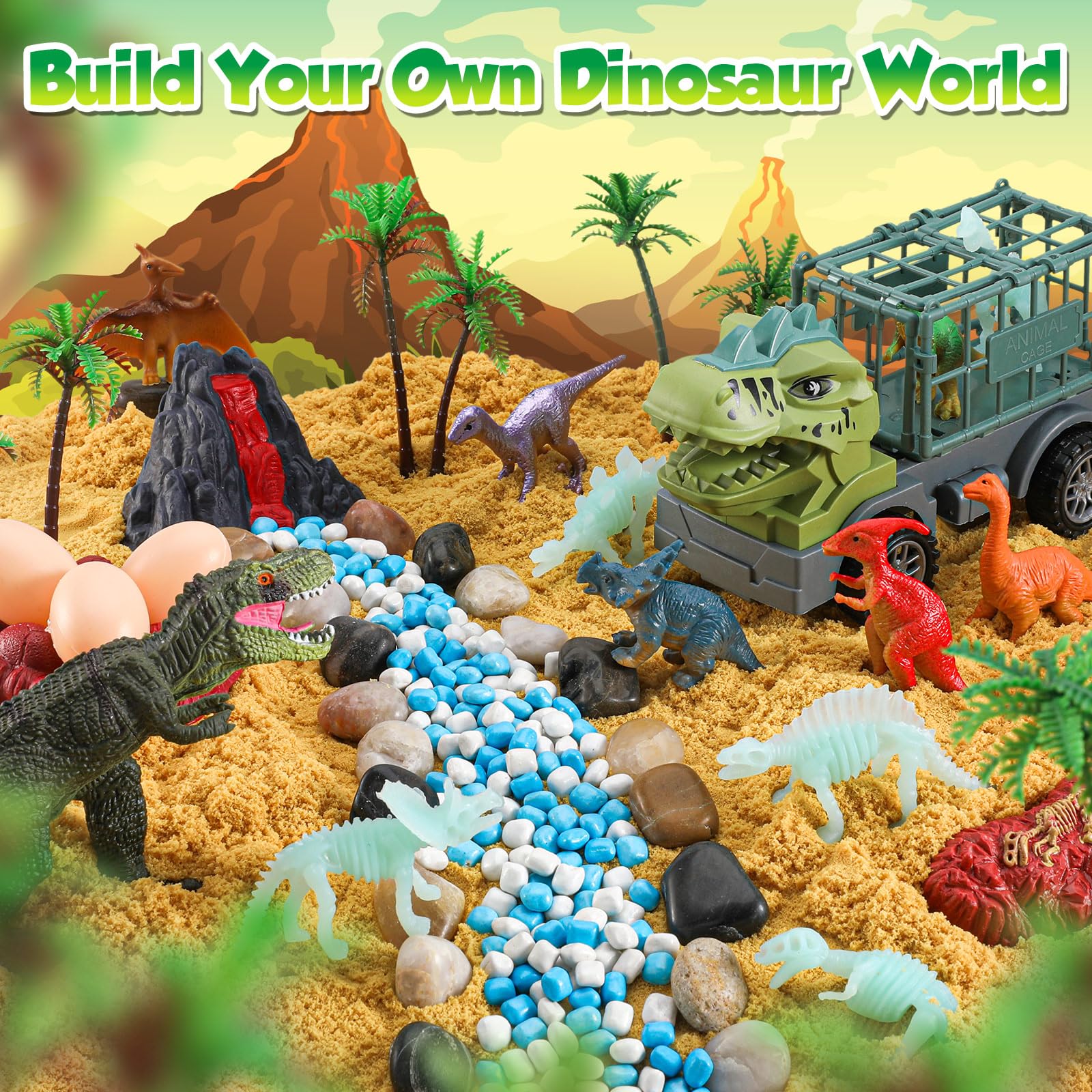 FRUSE dinosaur figures bring prehistoric friends to the sandbox.