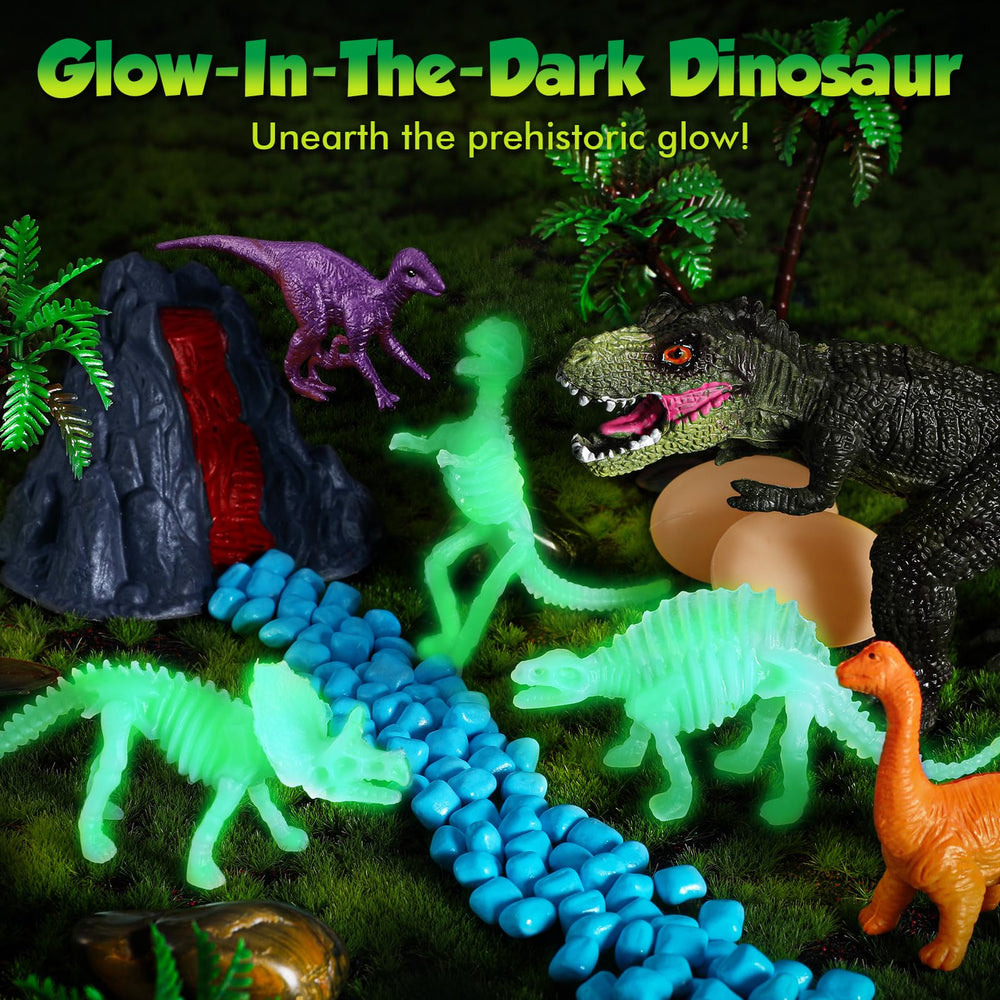 FRUSE glow-dinosaurs glow after sun exposure for exciting discovery.