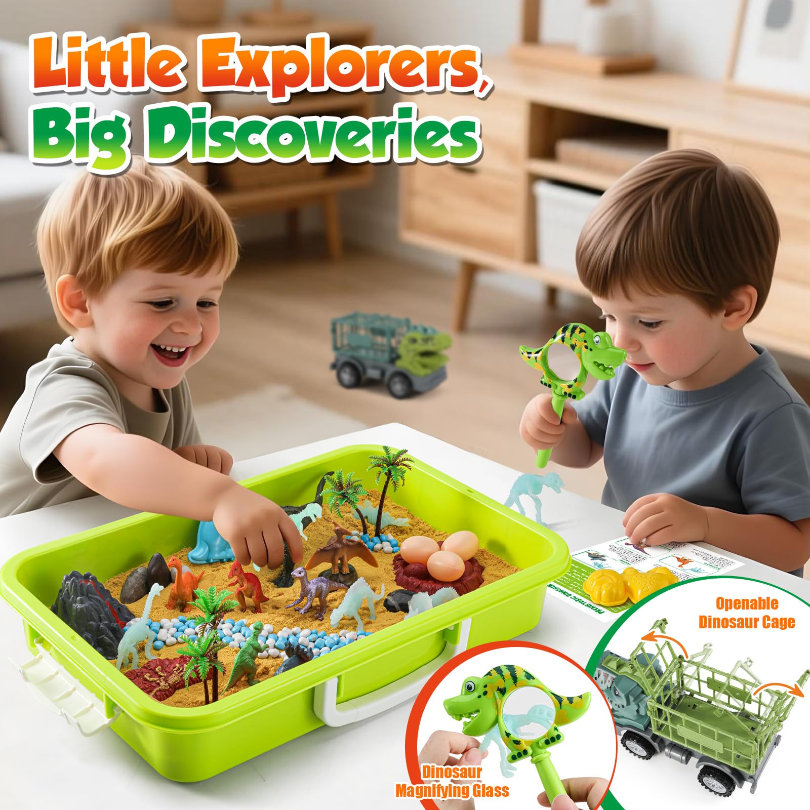 FRUSE sandbox with lid keeps sand contained and tidy.