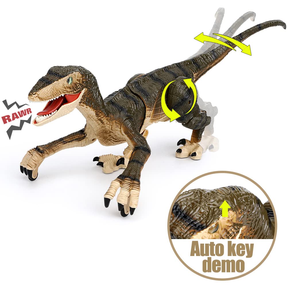 FRUSE Velociraptor RC toy with movable jaw and neck joints