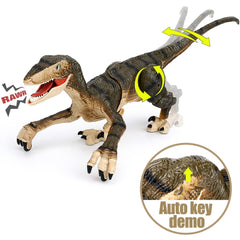 FRUSE Velociraptor RC toy with movable jaw and neck joints