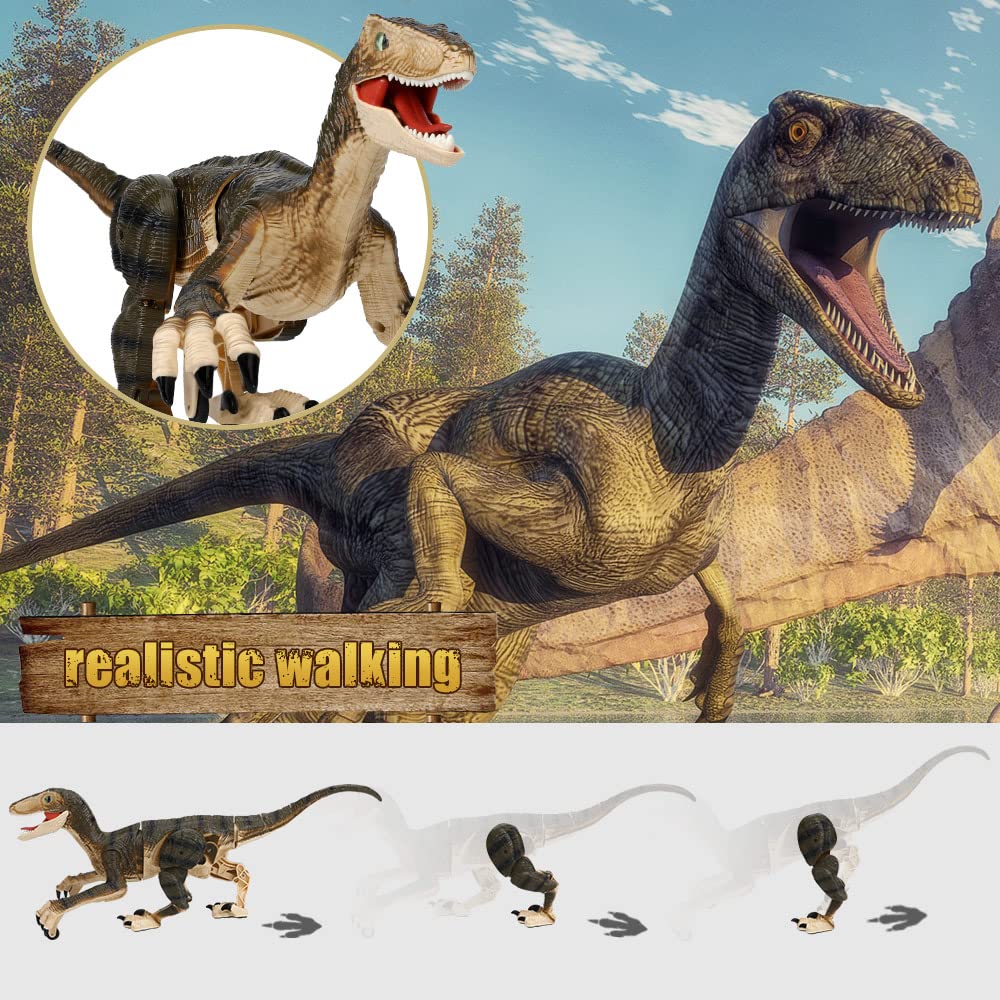 FRUSE Velociraptor RC toy sparks imagination and learning about dinosaurs
