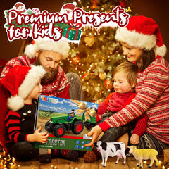 FRUSE kid friendly farm toy set for imaginative play