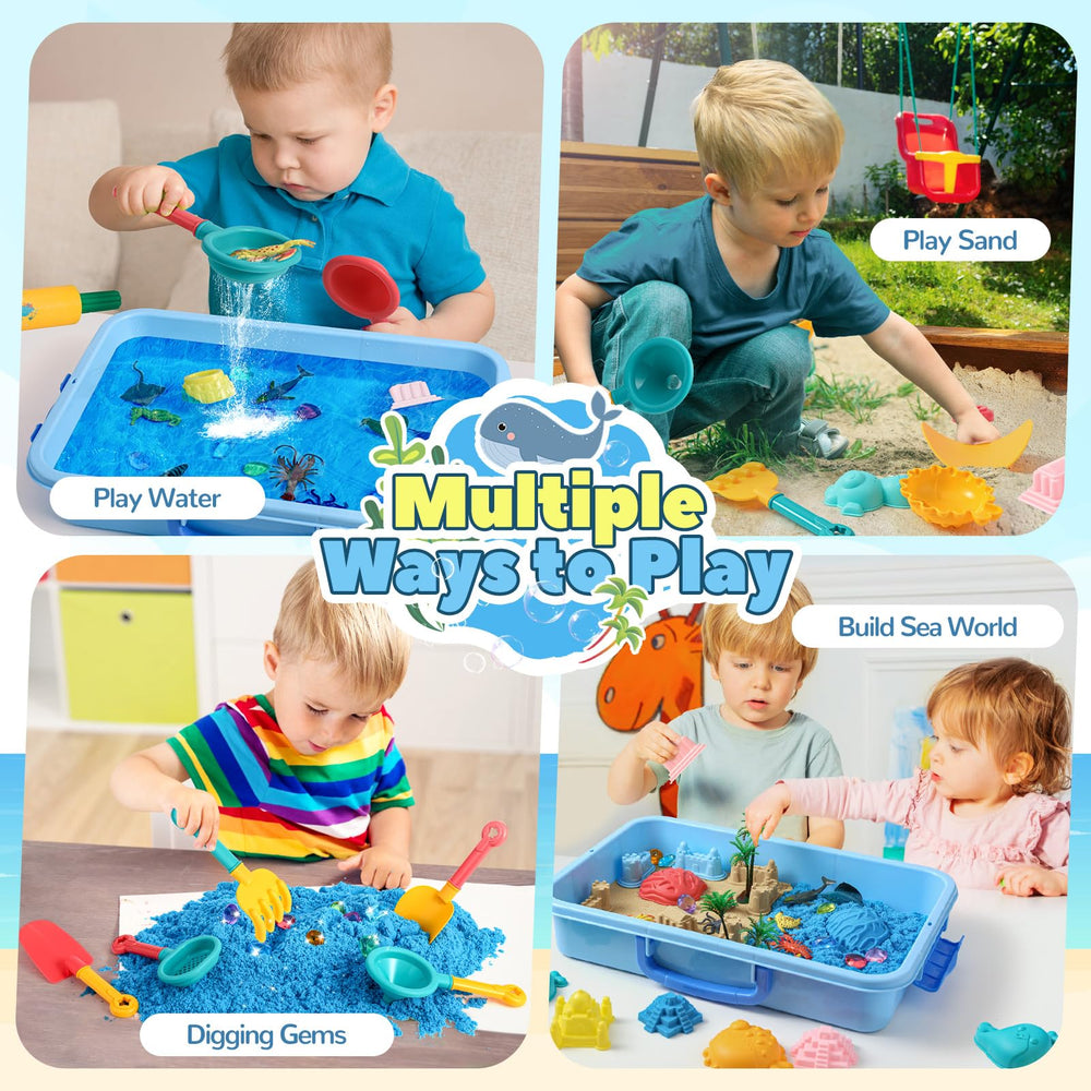 FRUSE sea animals set includes 12 figures for imaginative play