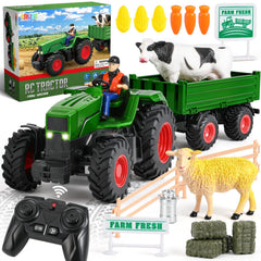 FRUSE remote control tractor toy front view for active outdoor play