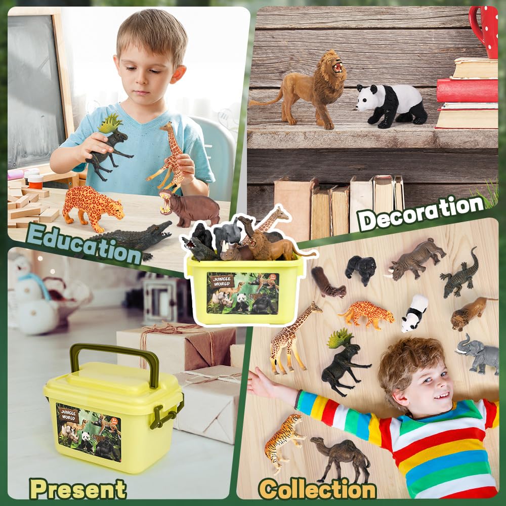 FRUSE safari crocodile figurine supports interactive storytelling and action scenes.