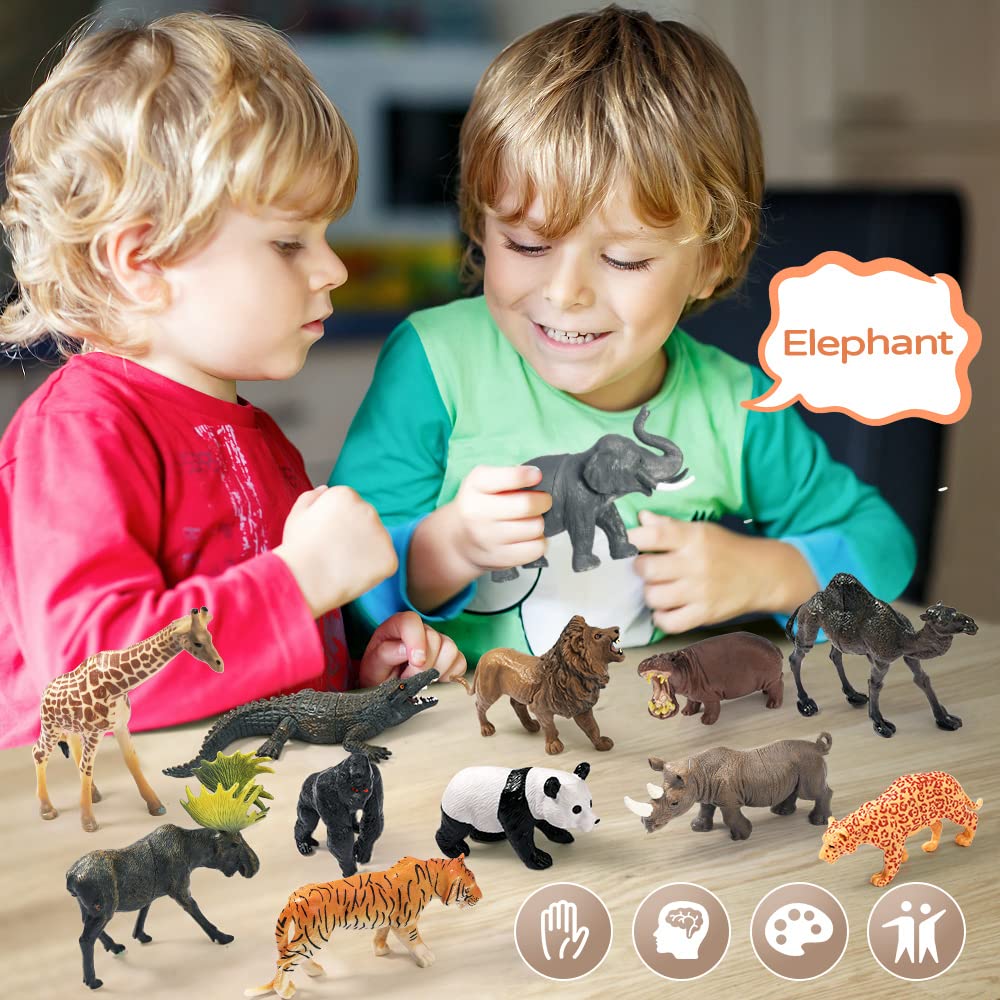 FRUSE safari hippo figurine complements rainy-day play and early science prompts.