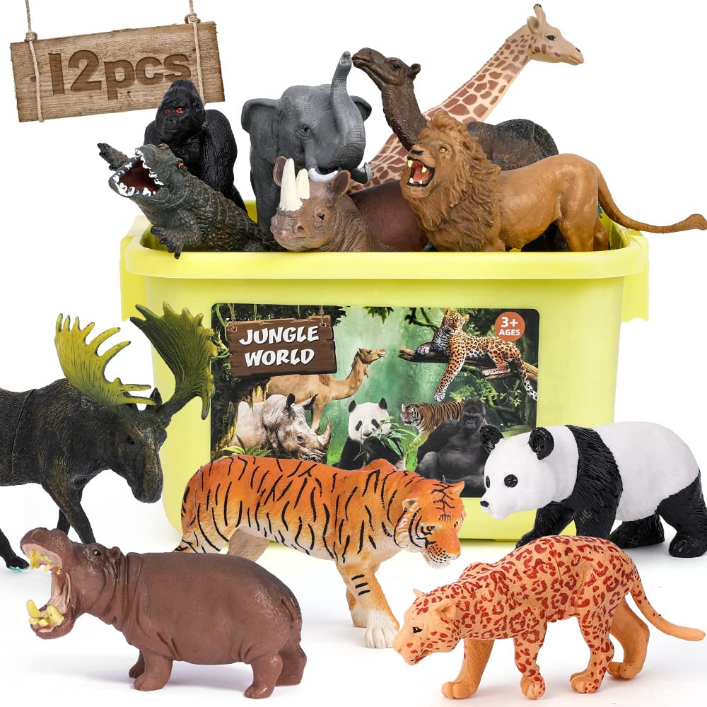 FRUSE safari panda figurine for imaginative play and early wildlife vocabulary development.