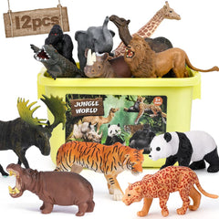 FRUSE safari panda figurine for imaginative play and early wildlife vocabulary development.