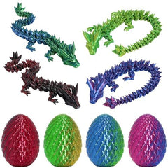 FRVTJS dragon egg set 4pc in vibrant colors for imaginative play.
