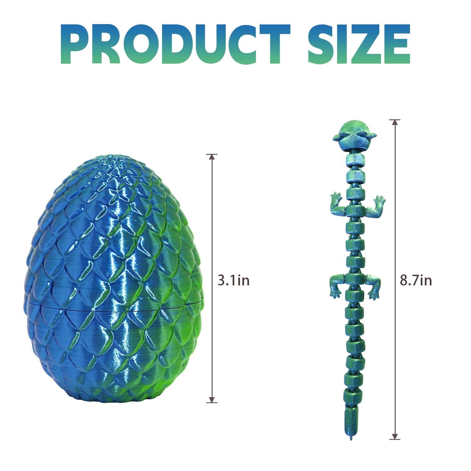 FRVTJS Salamander Egg exterior color variants aid sensory exploration.