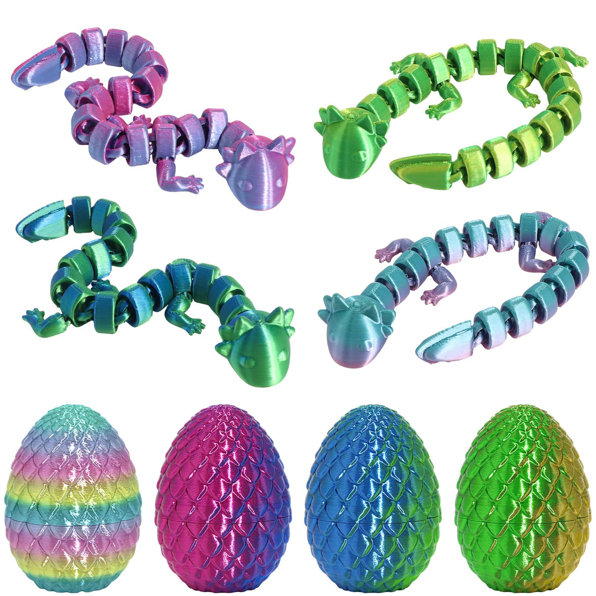 FRVTJS salamander egg set front view for imaginative play and discovery.