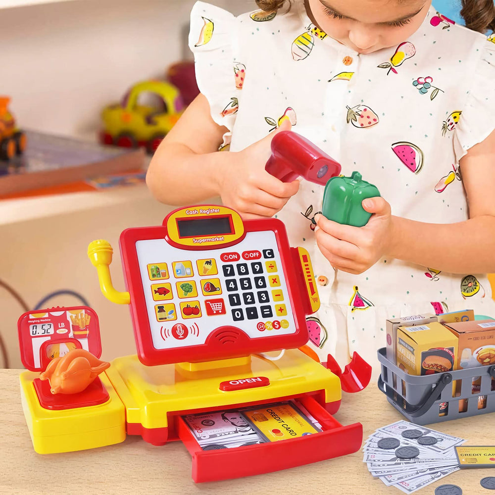 FS pretend money and coins support basic money skills during grocery shop games.