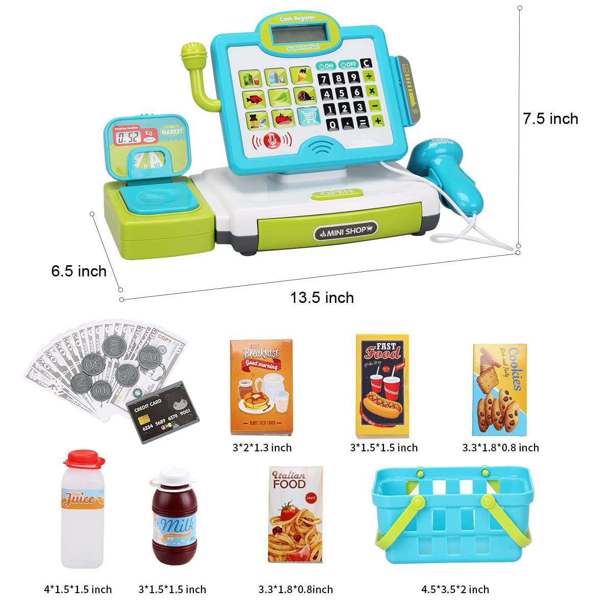 FS shopping basket and register for interactive checkout