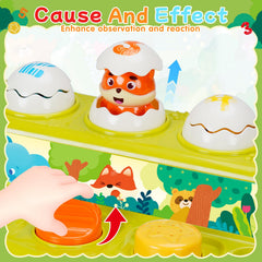 FS Toddler Pop Up Toy silent mode in action without sounds