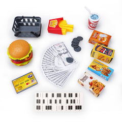 FS Toy Cash Register DIY food accessories spark imaginative grocery scenes.