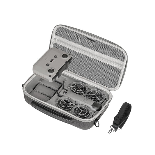 FSIDIWT carrying case exterior view protecting the DJI Neo 2 during travel.