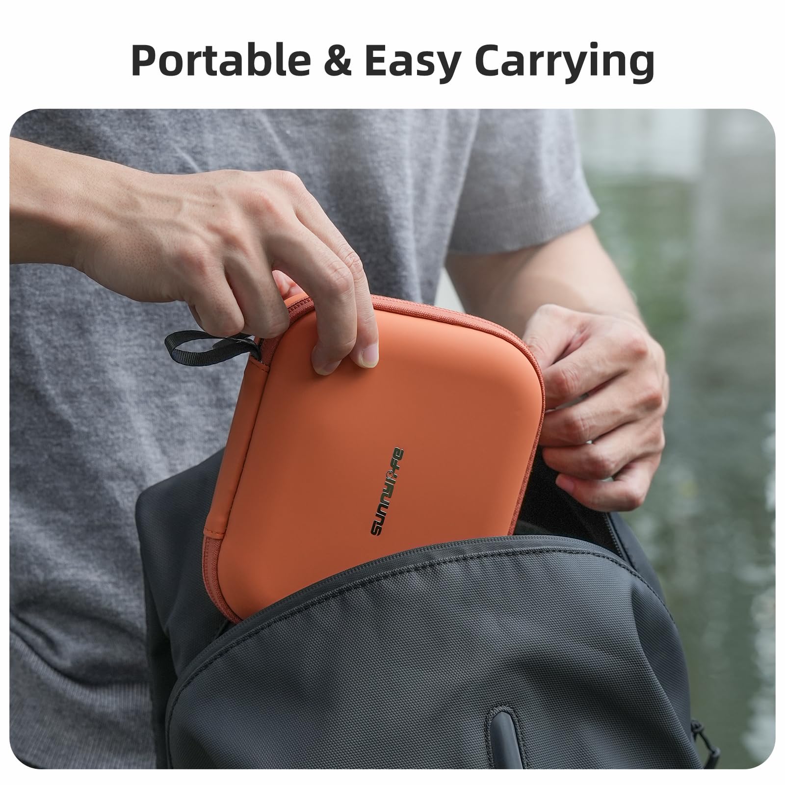 FSIDIWT lightweight soft case fits a drone, 3 batteries, and cables for easy travel