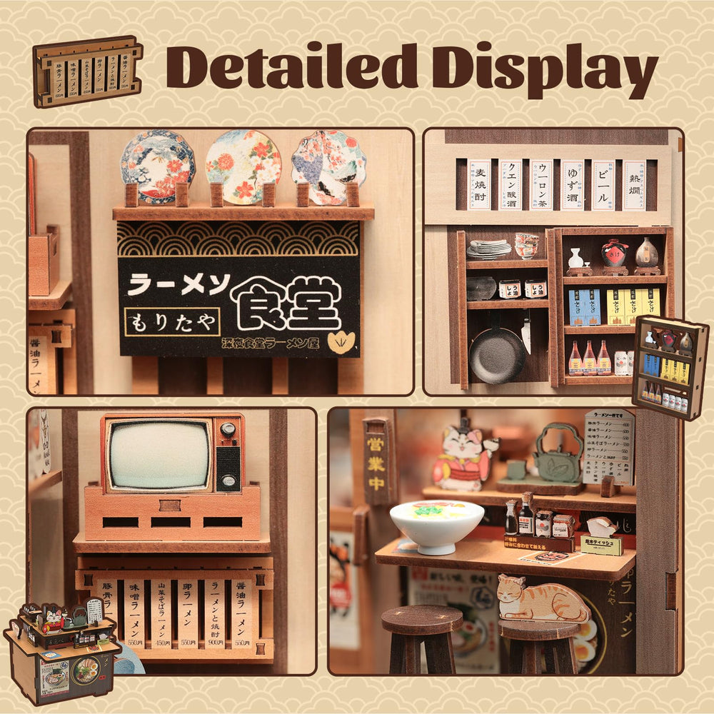 Fsolis Morita-Ya ramen book nook for adult hobbyists.