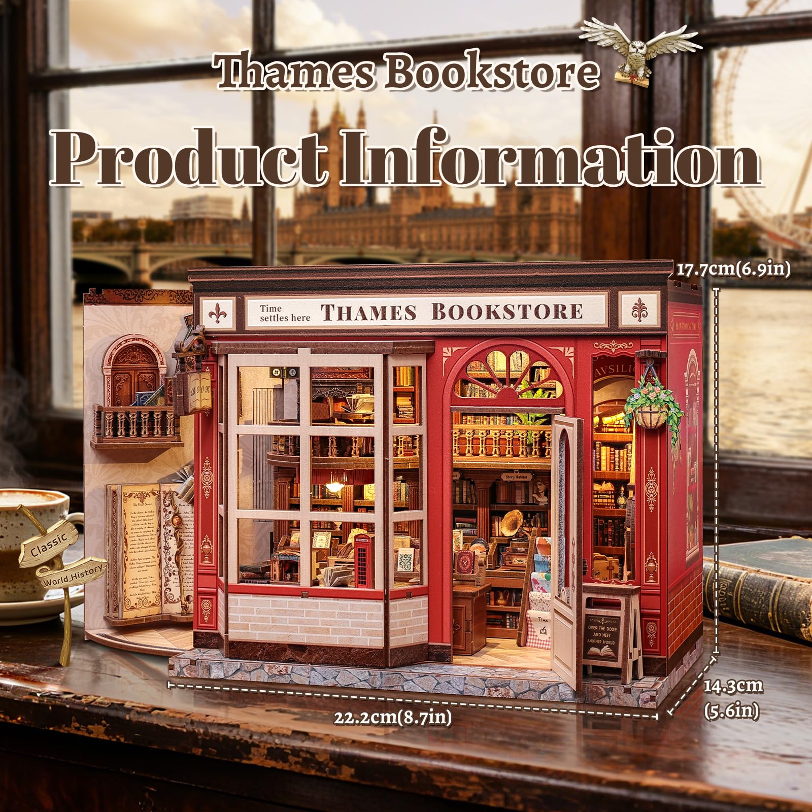 Fsolis Book Nook Kit assembly guide makes setup approachable for beginners.