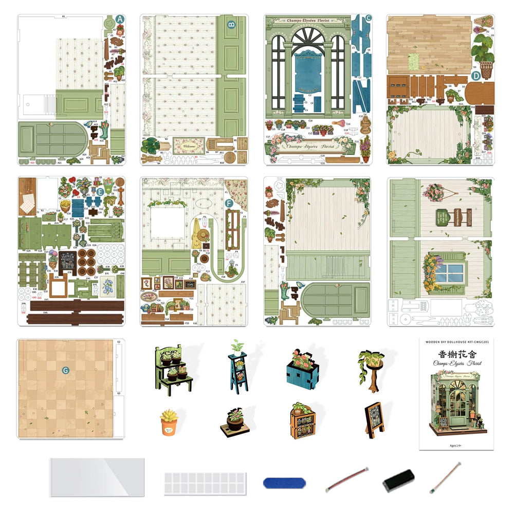 Fsolis Book Nook Kit Beginners Guide Included keeps setup simple.