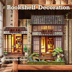 Fsolis Book Nook Kit diorama scene adds immersive charm to rooms.