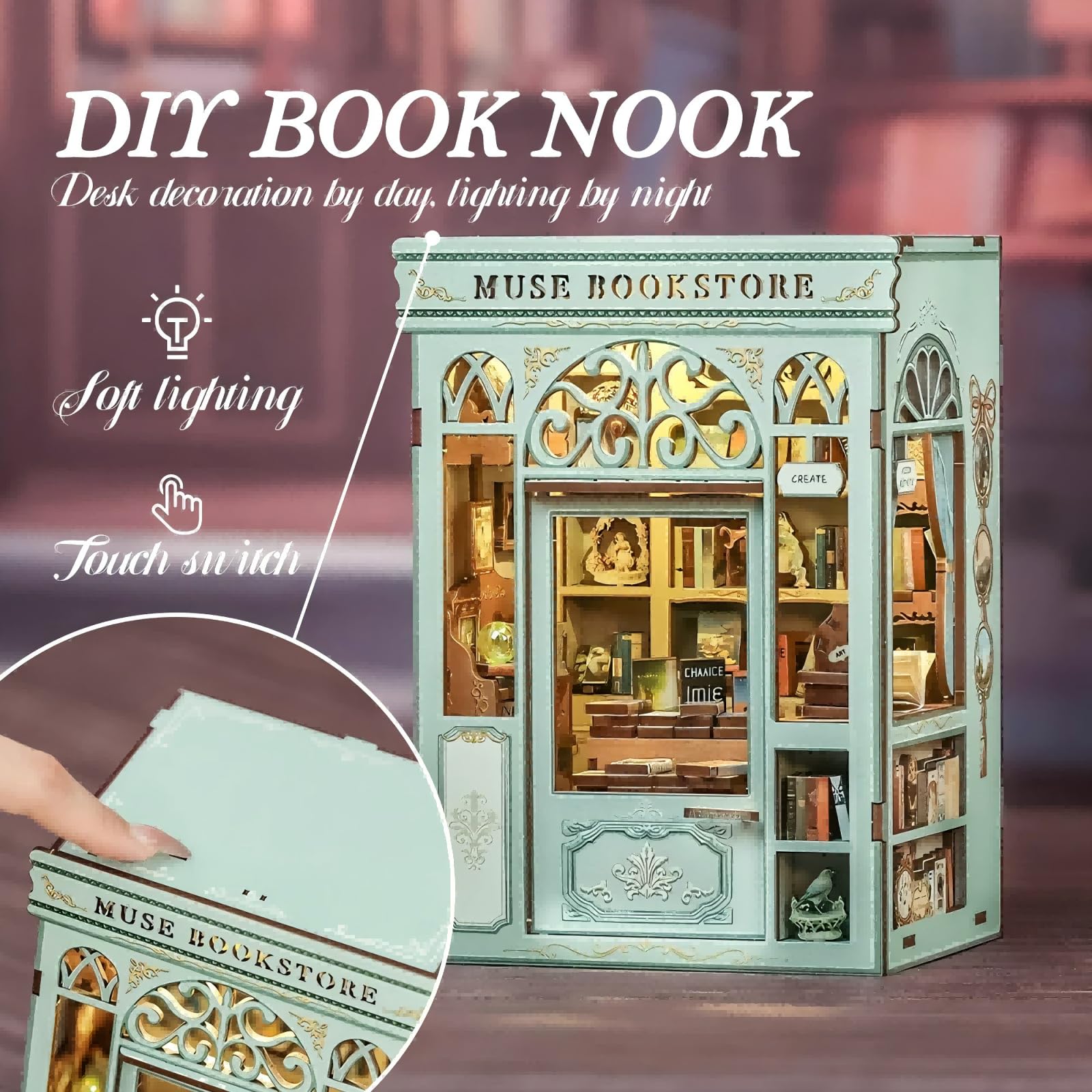 DIY gift idea: Fsolis Book Nook Kit for book lovers and crafters