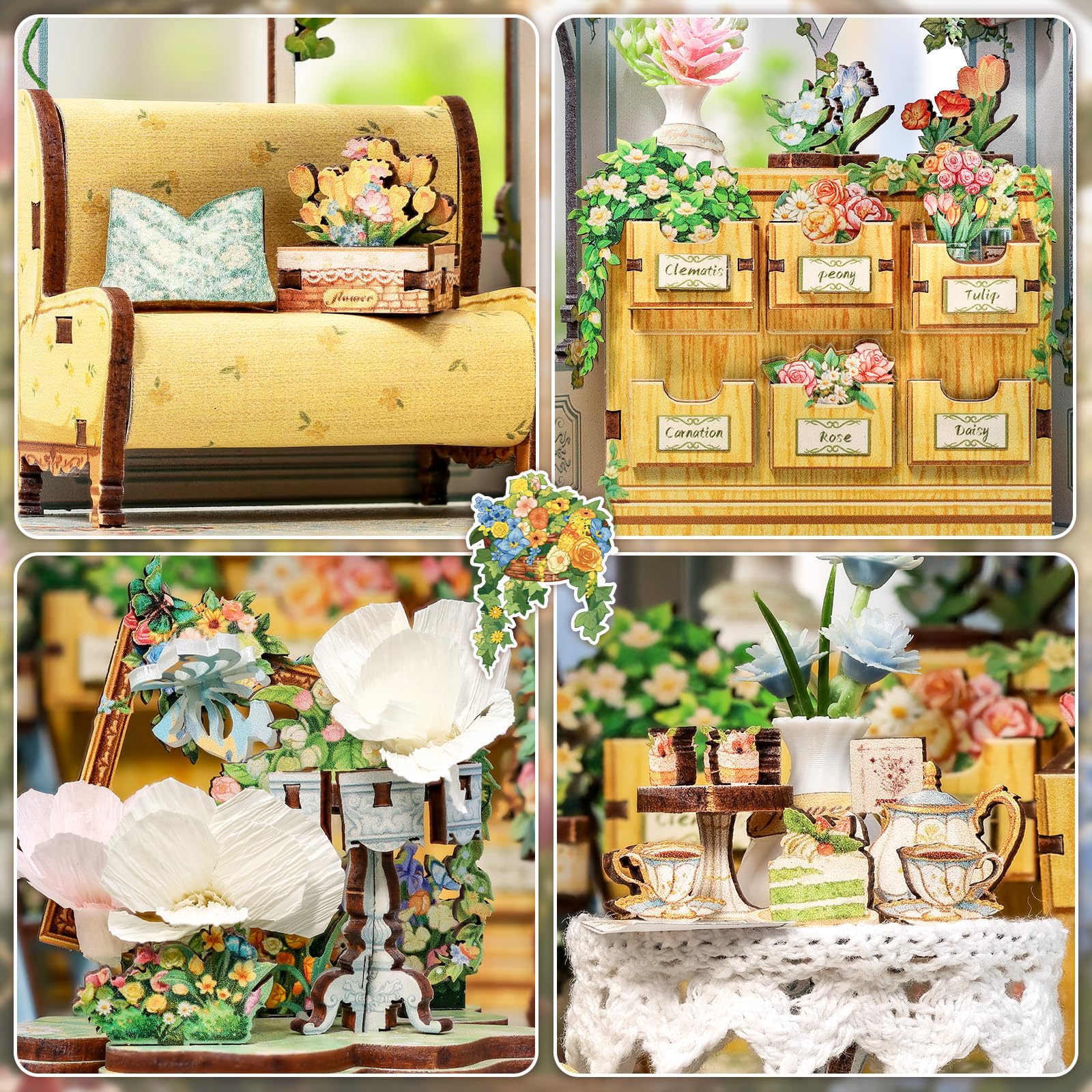 Fsolis Book Nook Kit gift-ready, a unique present for crafters on holidays and occasions.