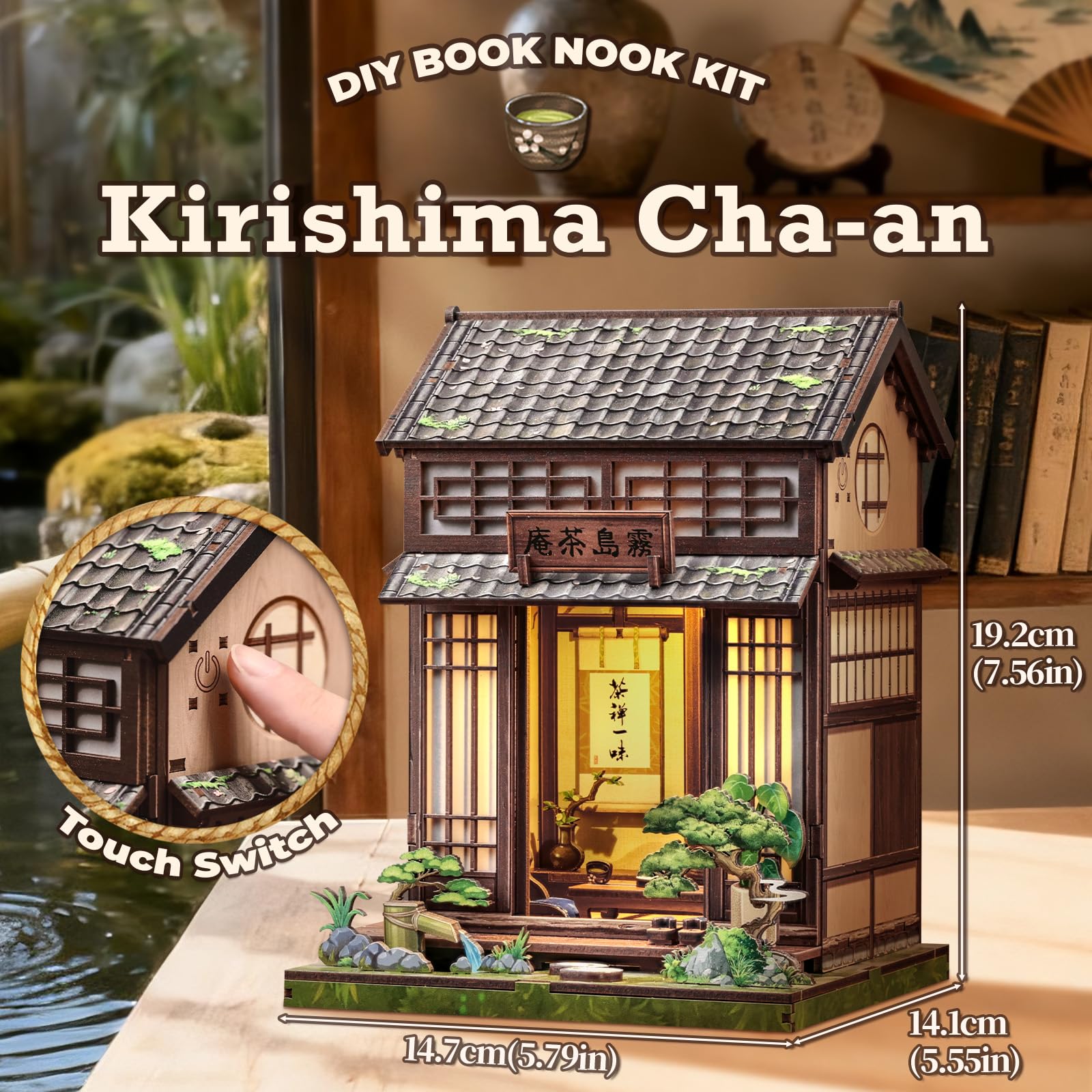 Fsolis Book Nook Kit instructions guide beginners through building.
