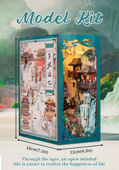 Fsolis Book Nook Kit laser-cut parts with precise detailing for a clean build