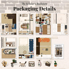 Fsolis Book Nook Kit shelf decor boosts room charm