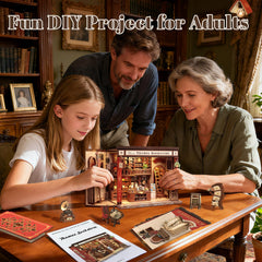 Fsolis Book Nook Kit stress-relief crafting for focused, mindful hours.