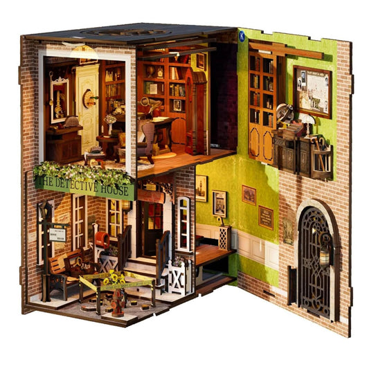 Fsolis Book Nook 322-piece kit for a detailed DIY project.