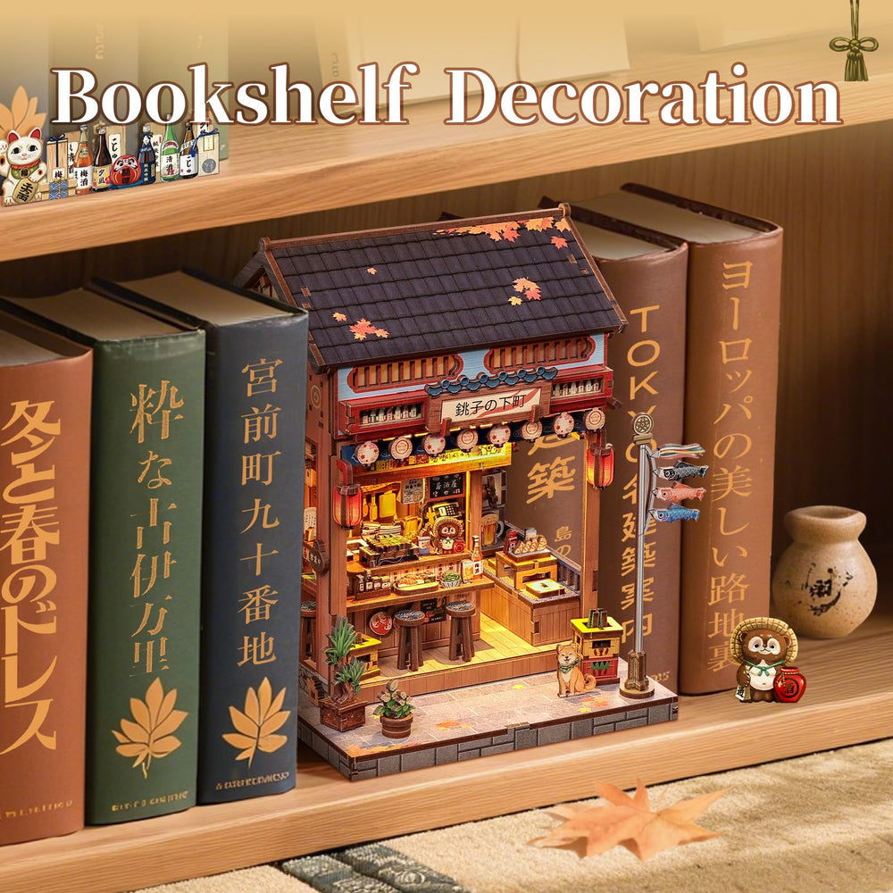 Fsolis book nook on a shelf as decor accent