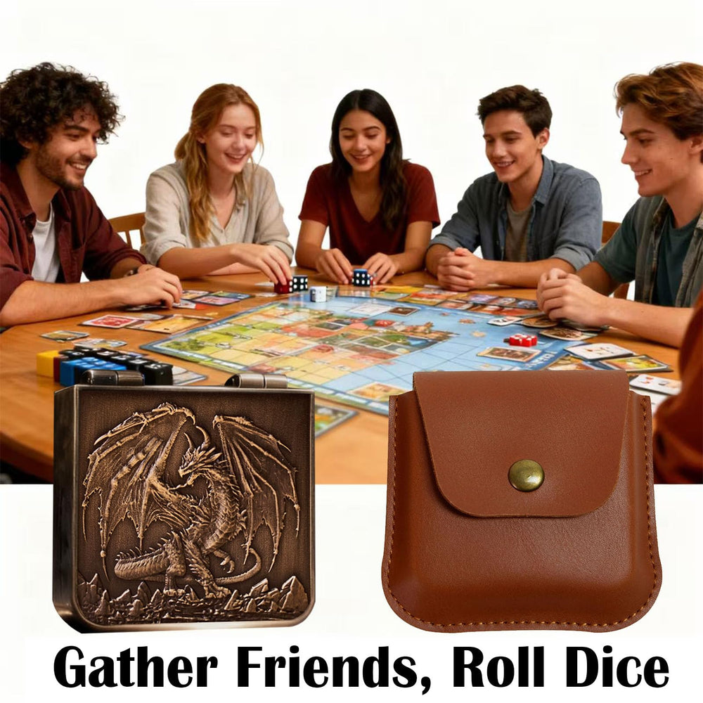 FSOUEHY Metal DND dice read easily thanks to bold engravings.