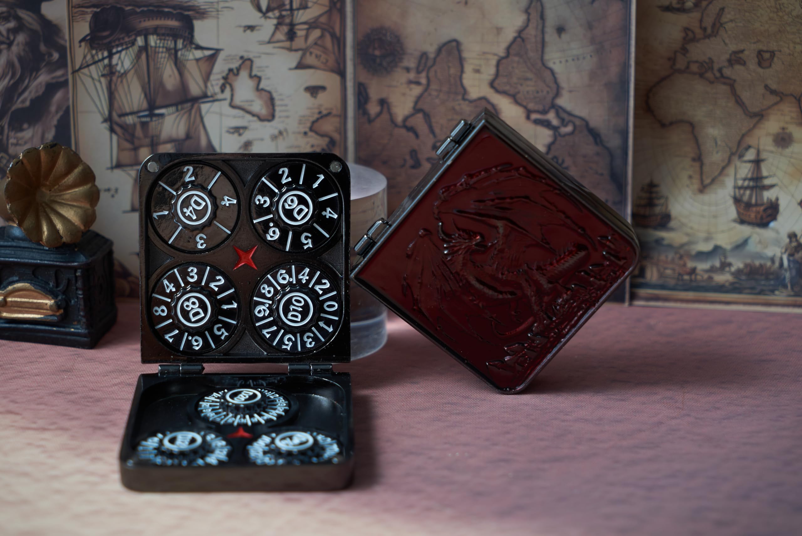 FSOUEHY RPG-tabletop dice set suited for D&D, MTG, Warhammer.