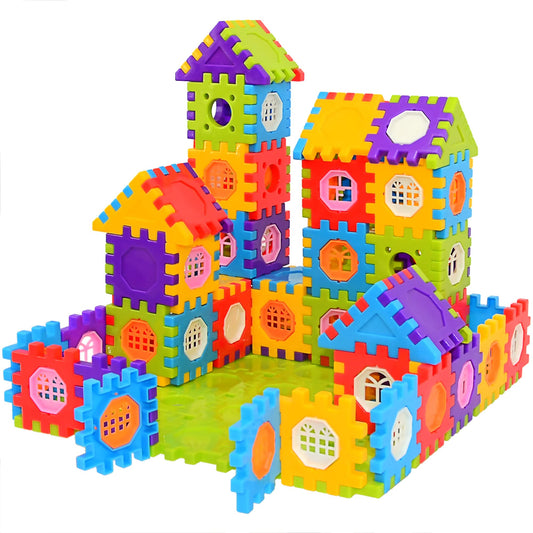 FUBAODA 180-piece blocks set for creative play and fine motor practice