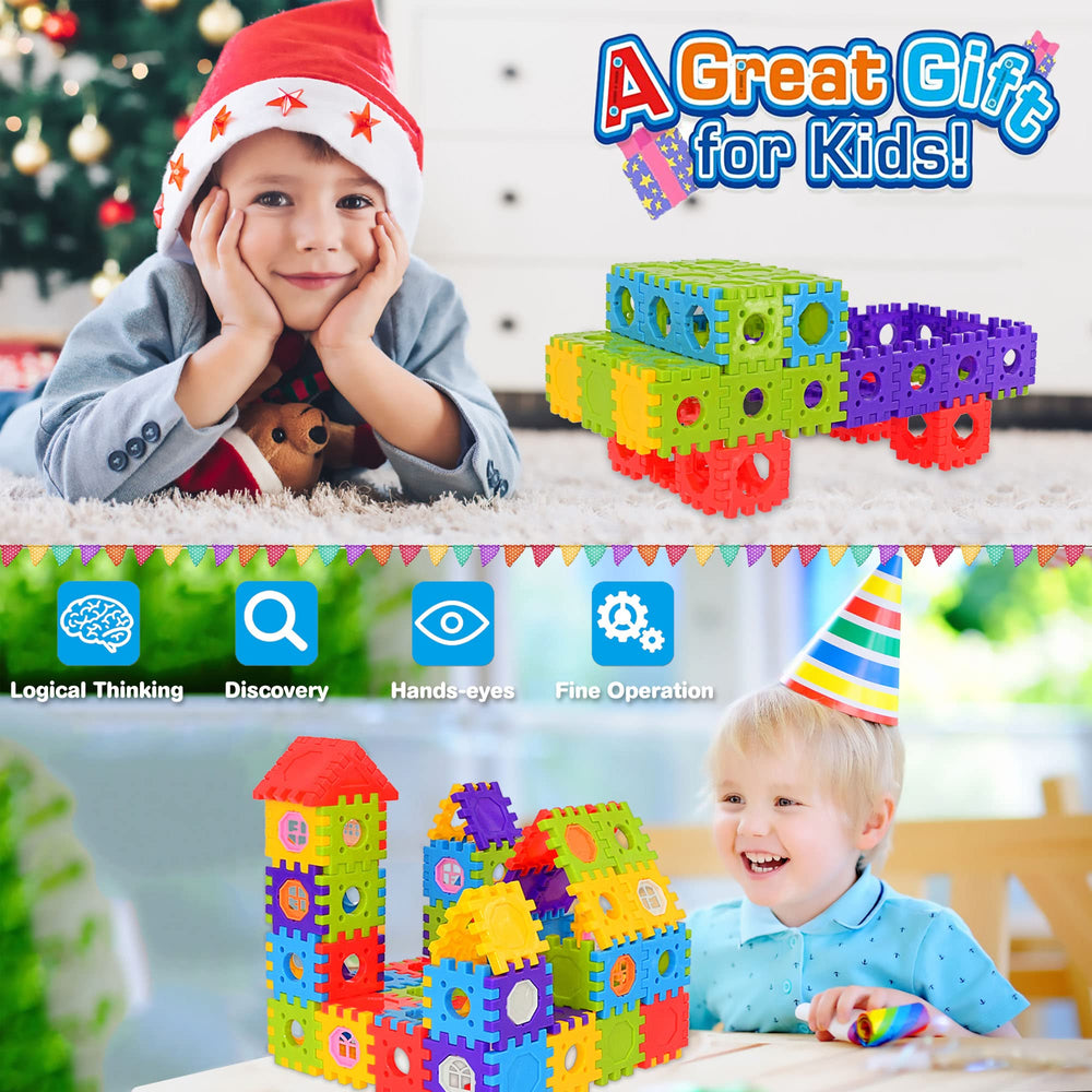 Child-friendly STEM toy with snap-together pieces from FUBAODA