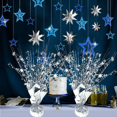 FUBININA metallic base centerpiece with steady cement base for stability