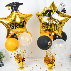 FUBININA recyclable gold star centerpieces support reuse across events.